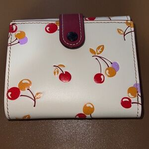 Coach Micro Wallet - Cherry